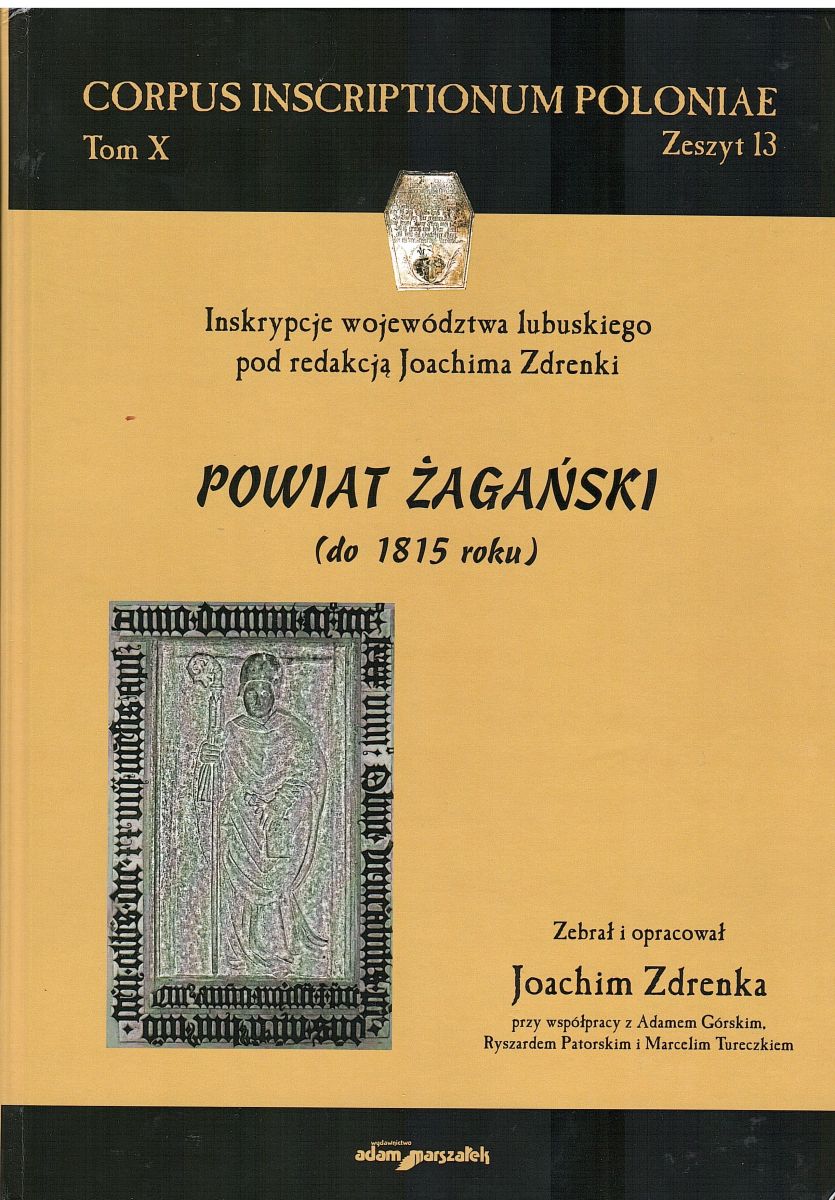 Okładka książki Inskrypcje województwa lubuskiego